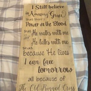 Christian Wooden Sign